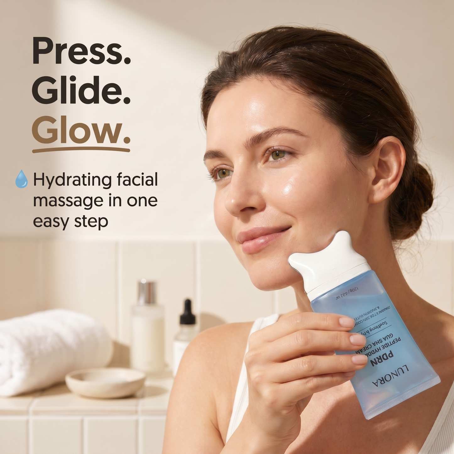 Lunora GlowGlide™ Hydrating Gua Sha