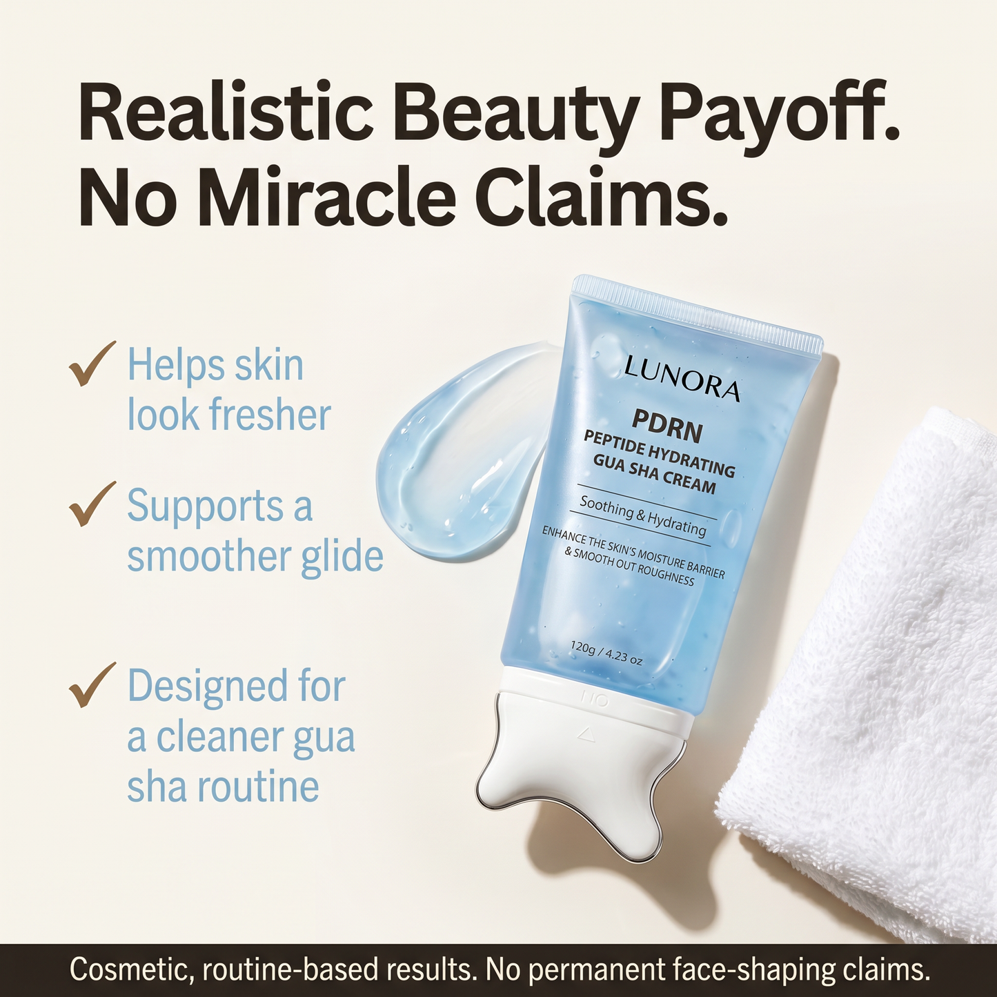Lunora GlowGlide™ Hydrating Gua Sha