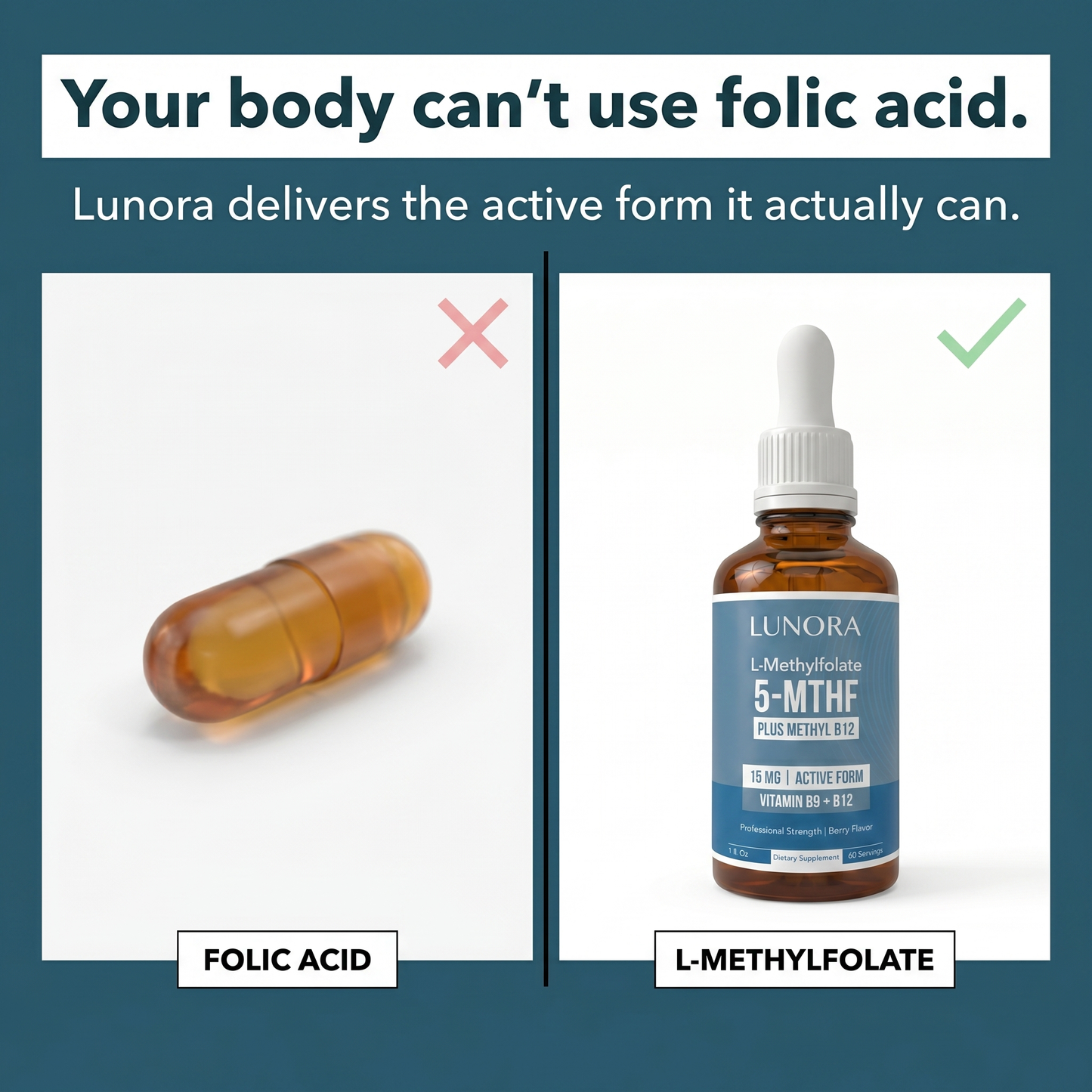 5-MTHF L-Methylfolate Liquid Drops